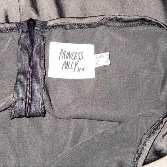 Princess Polly Elegant Black Cut-Out Mini Dress - Picture 5 of 5